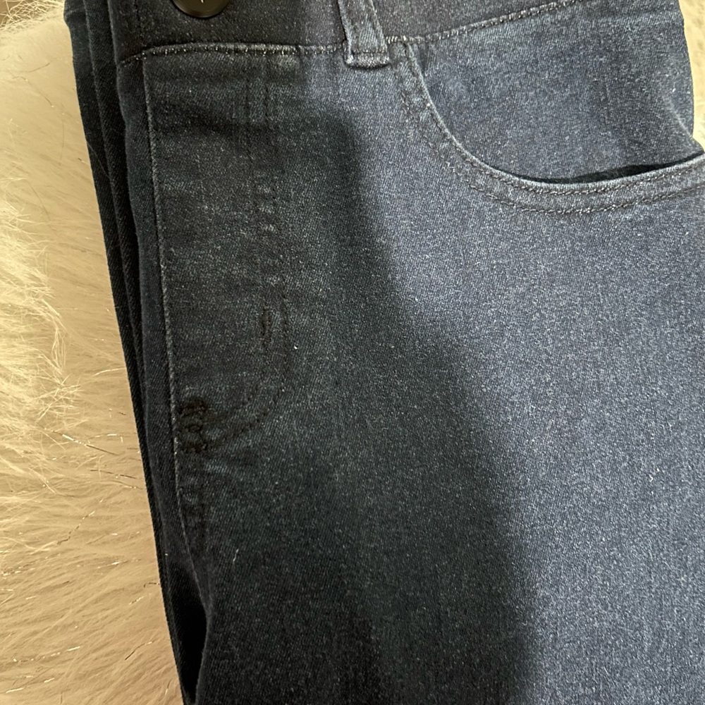 Betabrand Four-Pocket Yoga Denim Straight Leg Jeans in Short Petite - Picture 3 of 9